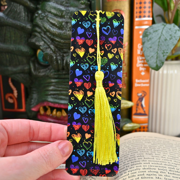 Crayon Hearts Bookmark