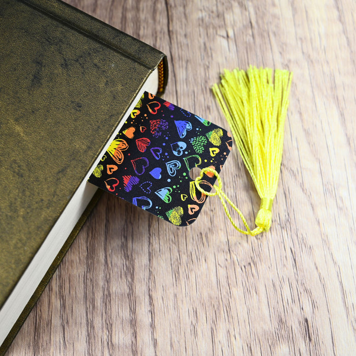 Crayon Hearts Bookmark