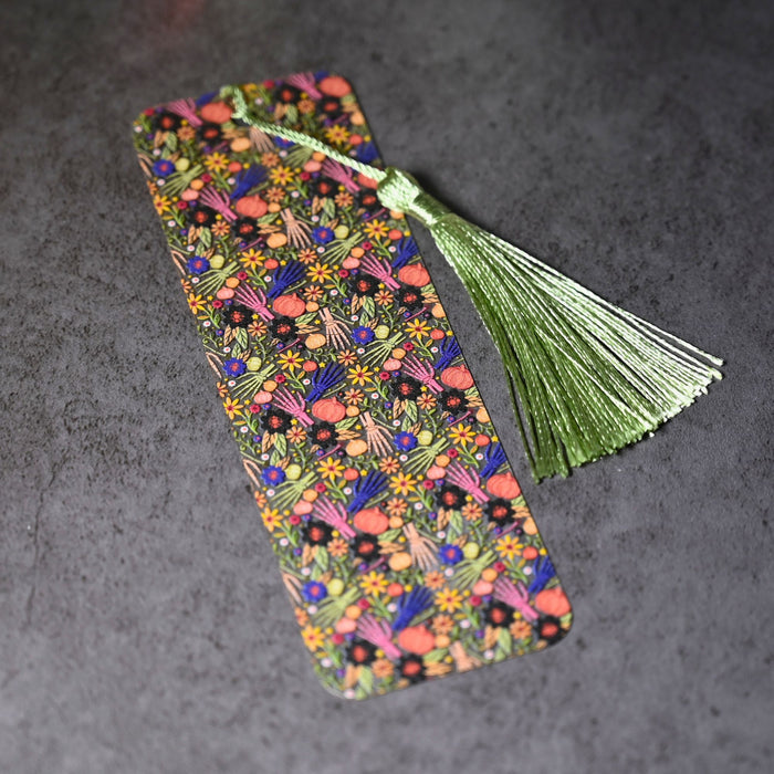 Floral Skeleton Hand Bookmark
