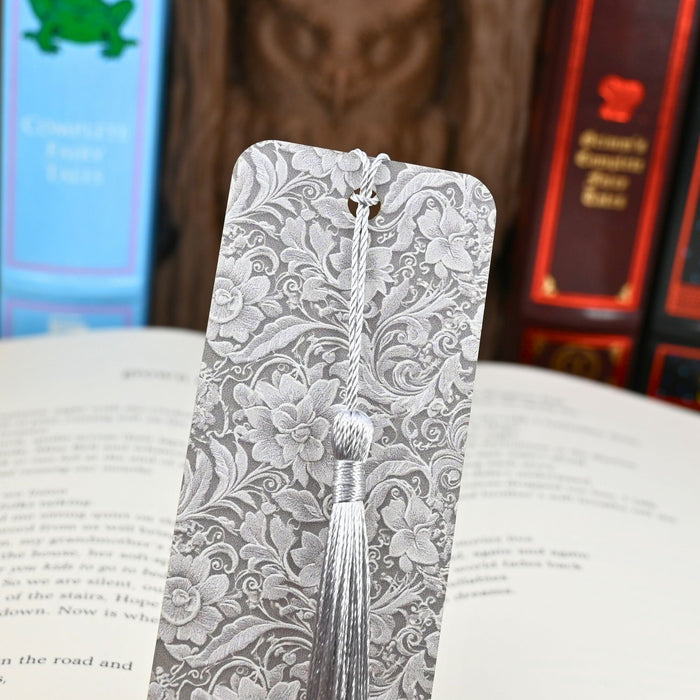 Gray Lace Bookmark