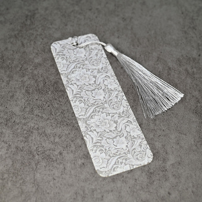 Gray Lace Bookmark