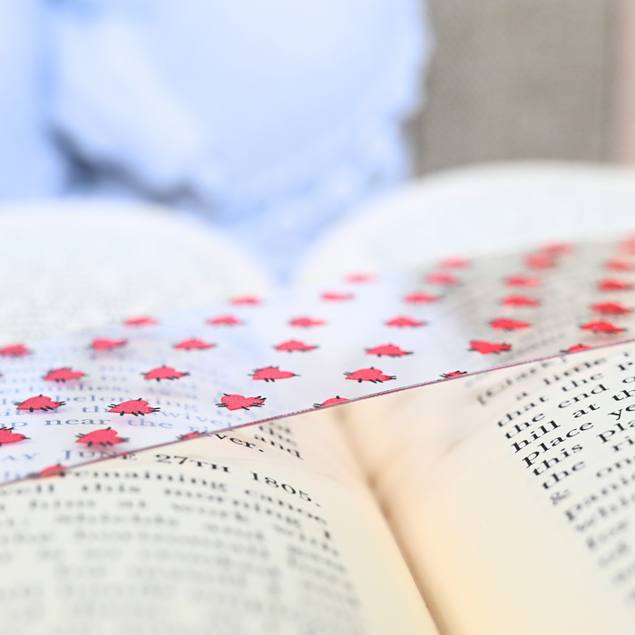 Stitched Hearts Bookmark