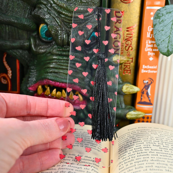 Stitched Hearts Bookmark