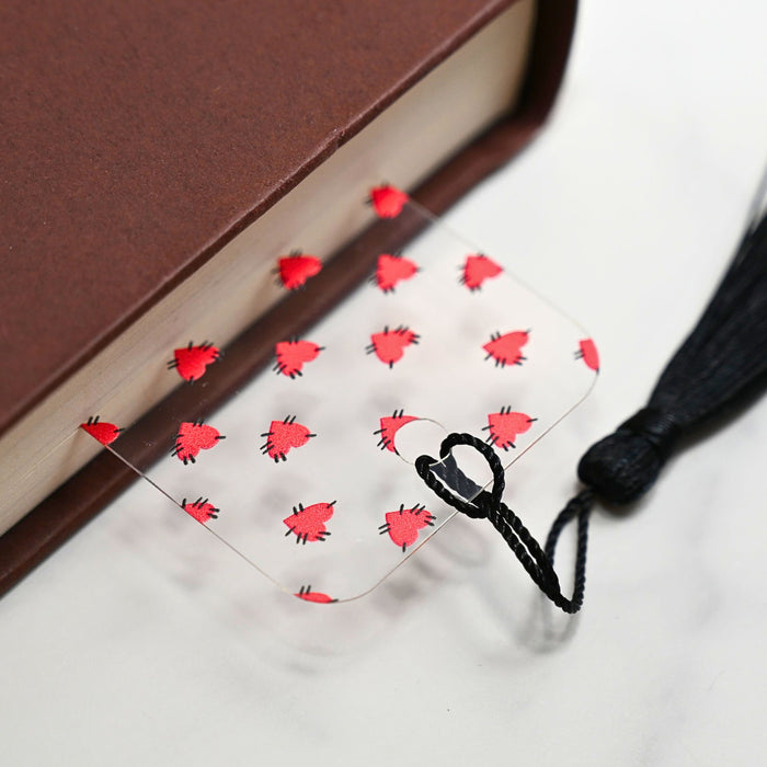 Stitched Hearts Bookmark