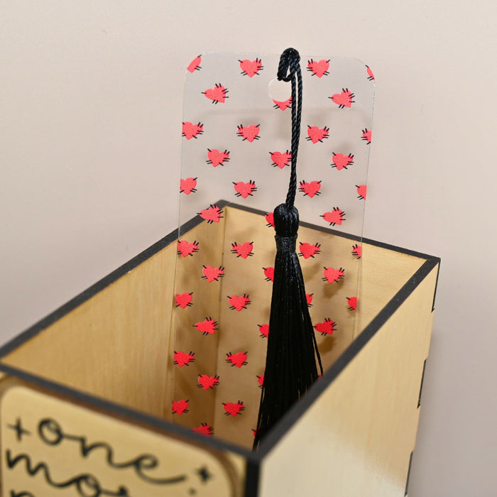 Stitched Hearts Bookmark