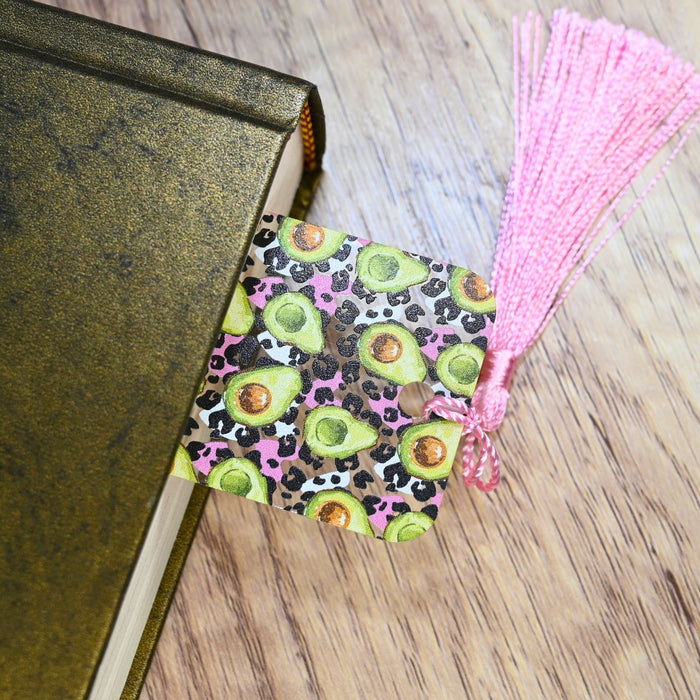 Leopard Avocado Bookmark