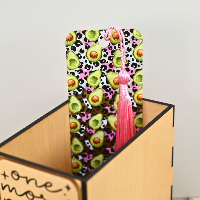 Leopard Avocado Bookmark