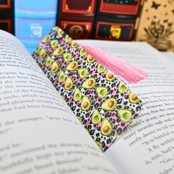 Leopard Avocado Bookmark