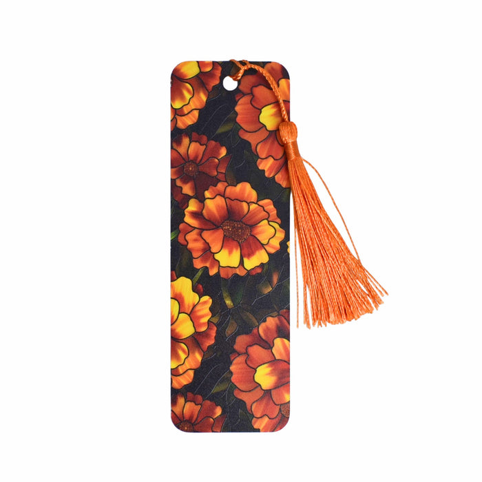 Marigold Flower Bookmark