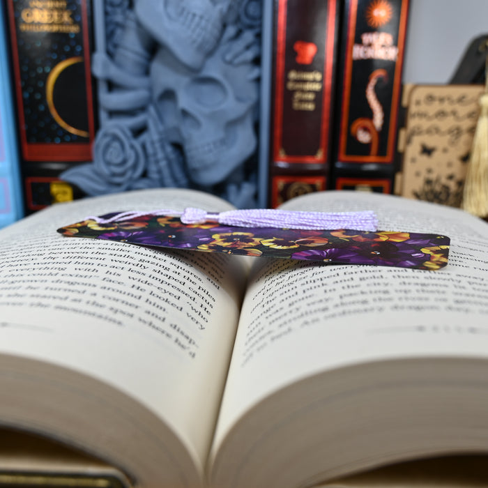 Pansies Flower Bookmark