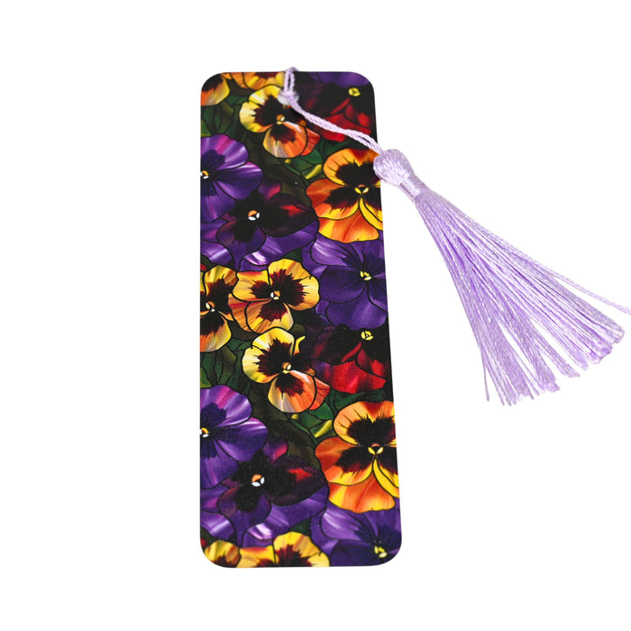 Pansies Flower Bookmark