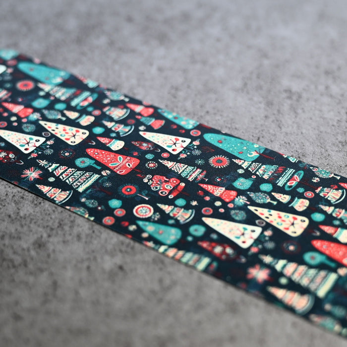 Patterned Xmas Trees Bookmark