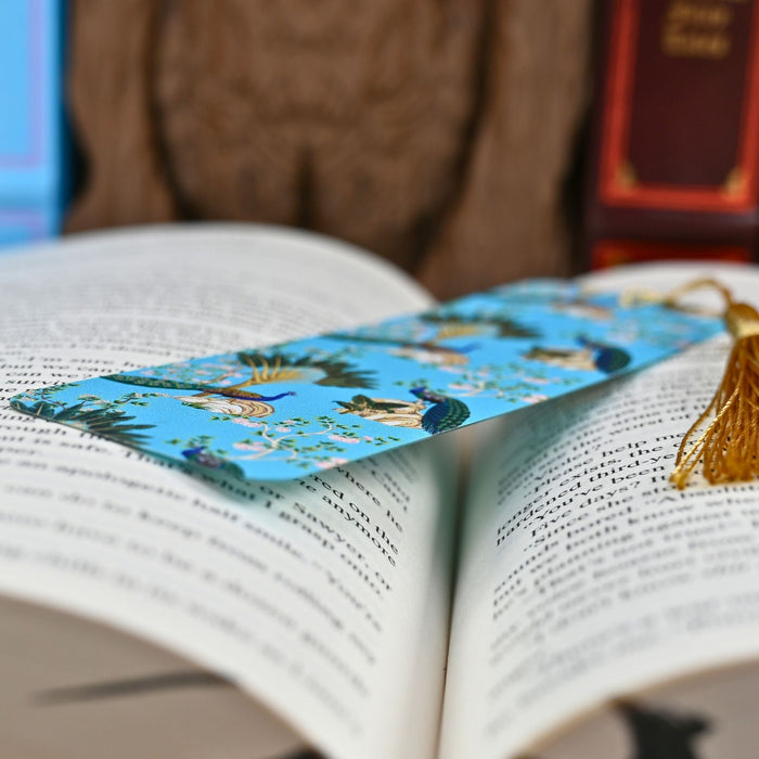 Chinoiserie Peacock Bookmark