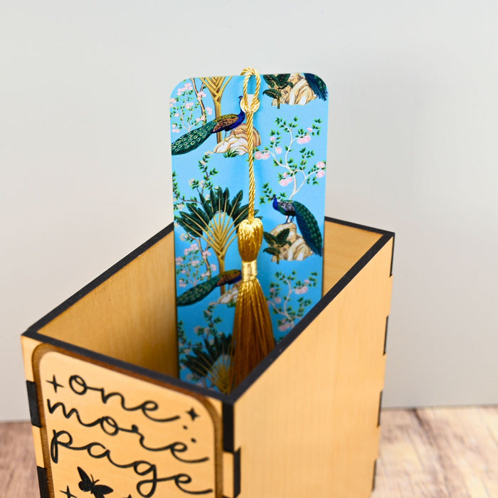 Chinoiserie Peacock Bookmark