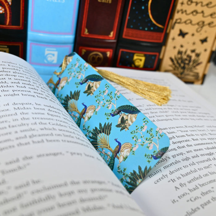 Chinoiserie Peacock Bookmark