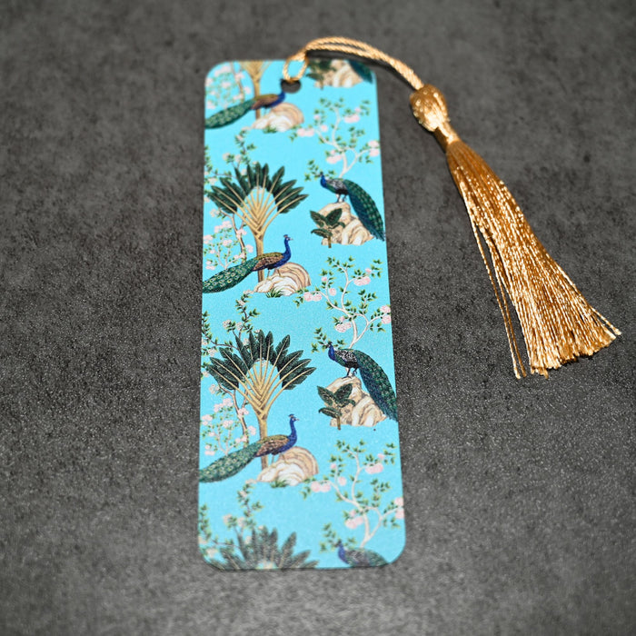 Chinoiserie Peacock Bookmark