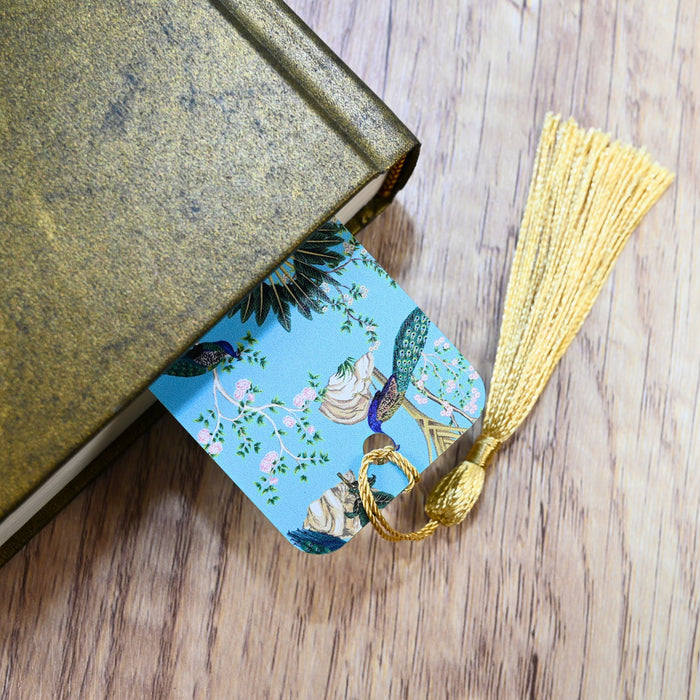 Chinoiserie Peacock Bookmark
