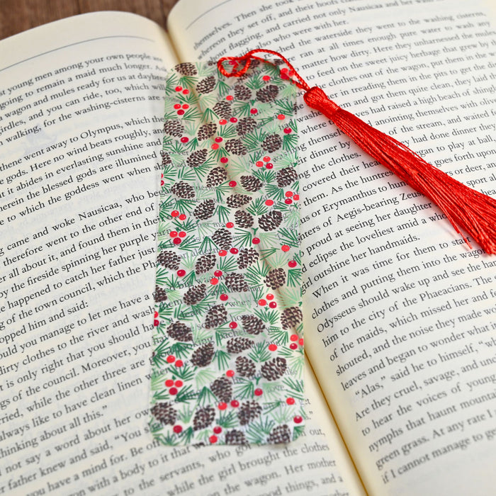 Pinecones Bookmark