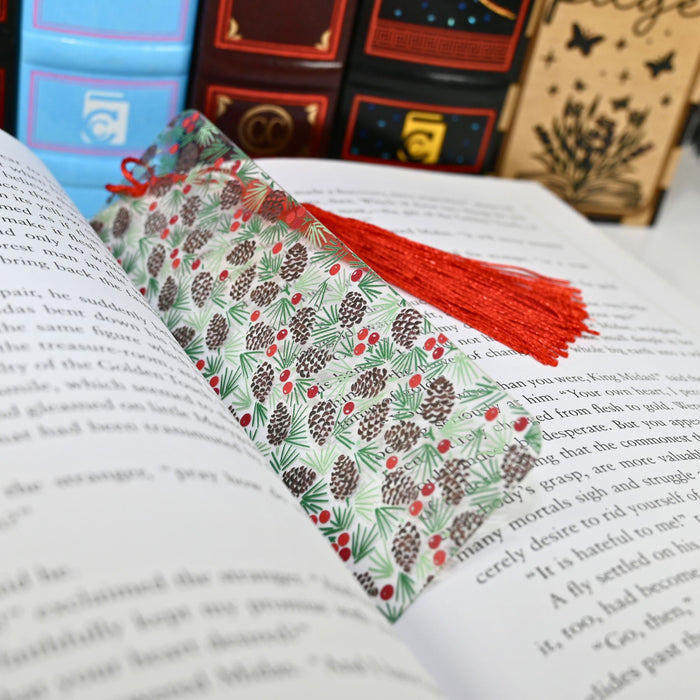 Pinecones Bookmark