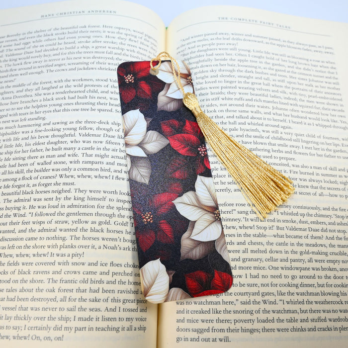 Poinsettia Bookmark