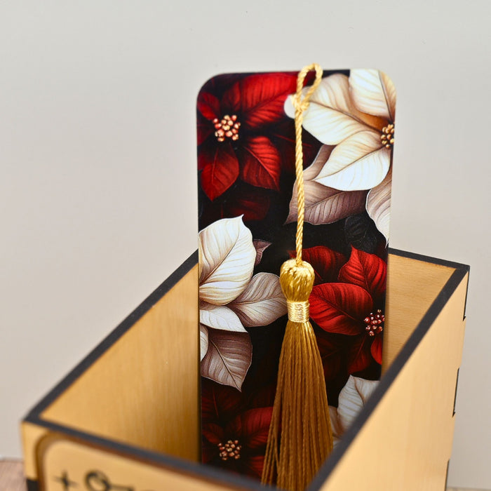 Poinsettia Bookmark