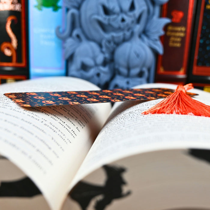 Pumpkin Black Cat Bookmark