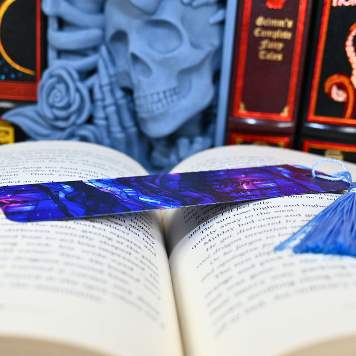 Purple Forest Aurora Bookmark