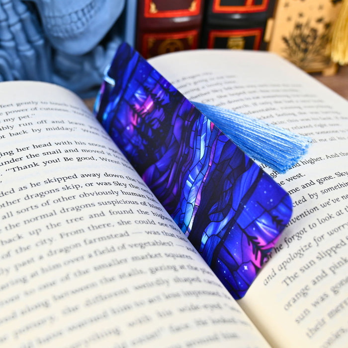 Purple Forest Aurora Bookmark