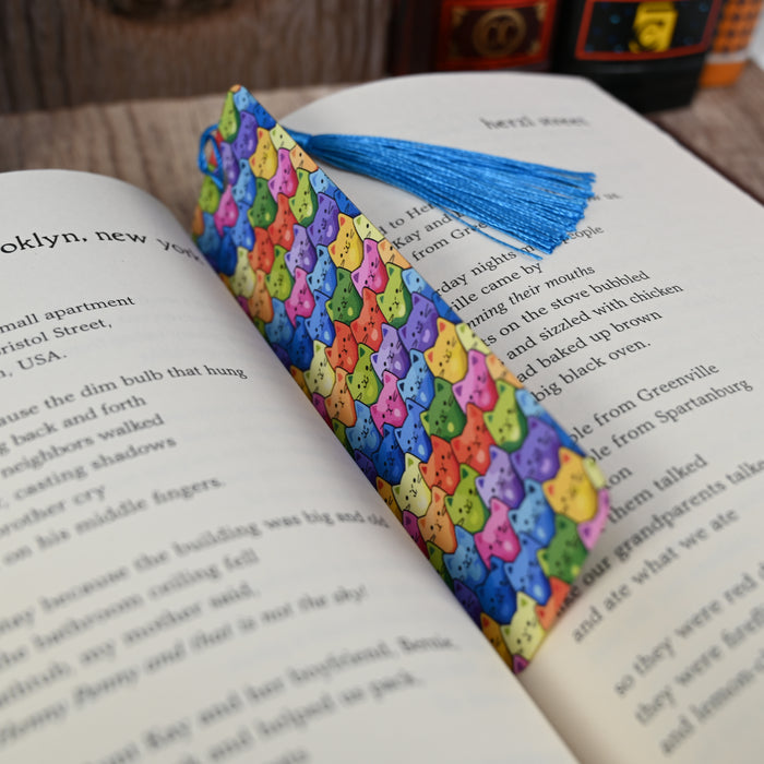 Rainbow Cats Bookmark