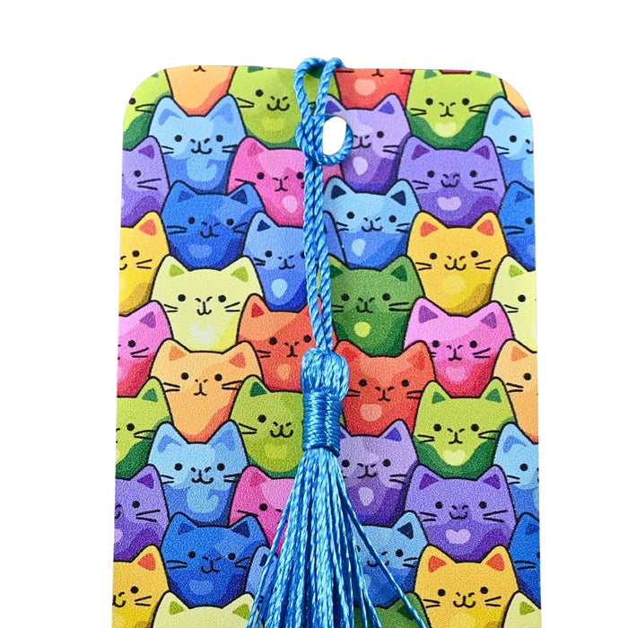 Rainbow Cats Bookmark