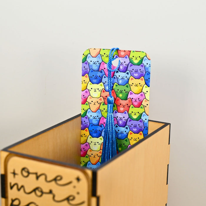 Rainbow Cats Bookmark
