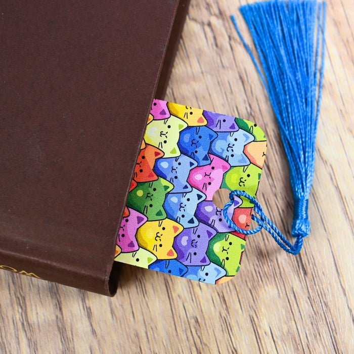 Rainbow Cats Bookmark