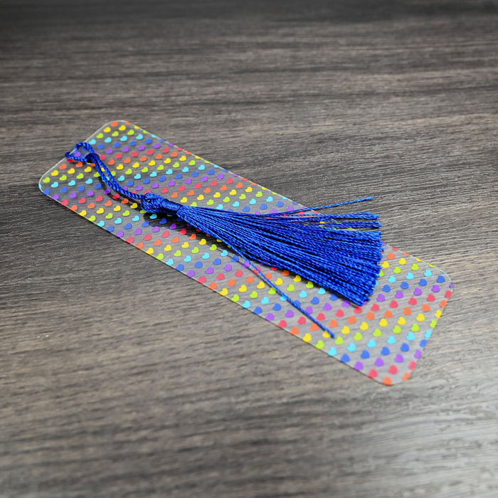 Rainbow Hearts Bookmark