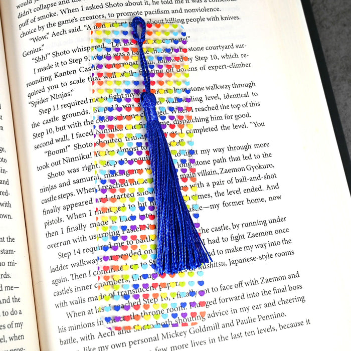 Rainbow Hearts Bookmark