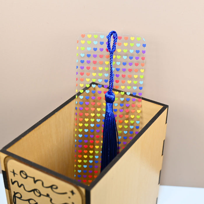Rainbow Hearts Bookmark