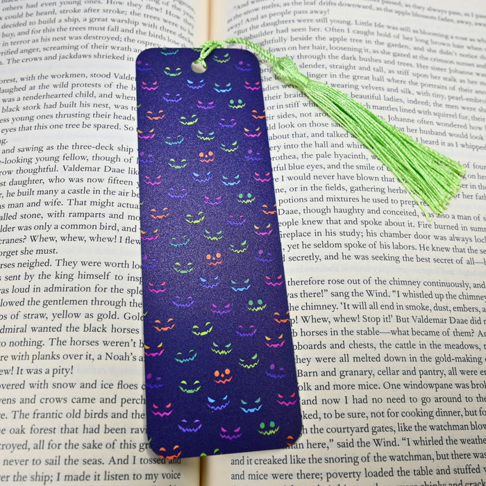 Spooky Faces Bookmark