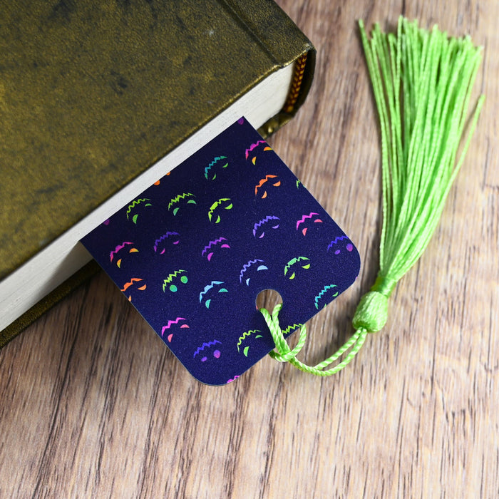 Spooky Faces Bookmark