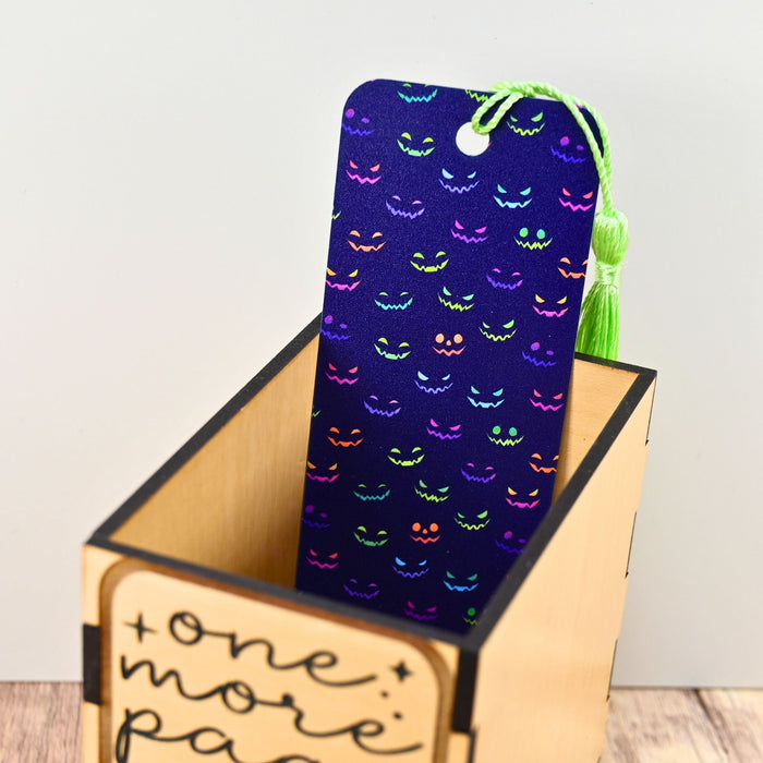 Spooky Faces Bookmark