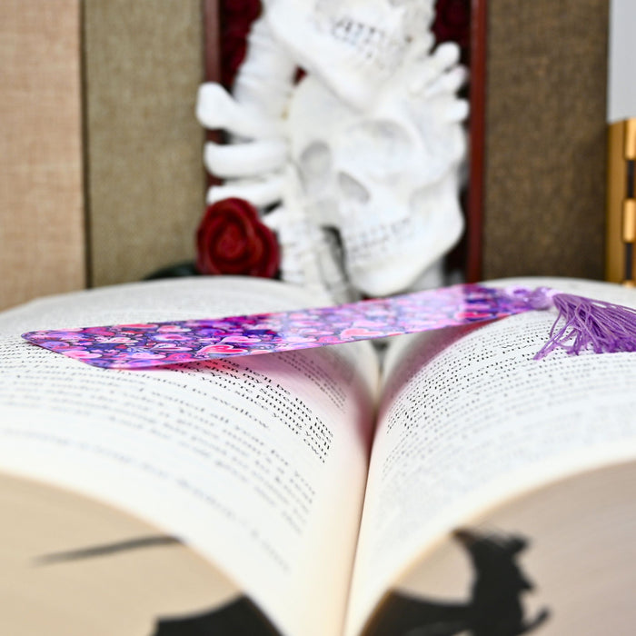 Violet Hearts Bookmark