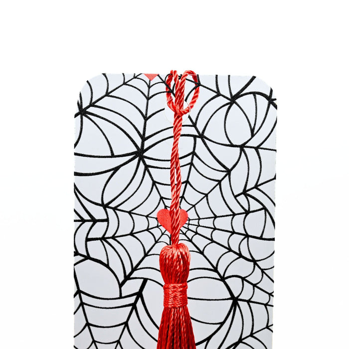 Heart Spider Web Bookmark