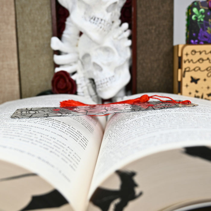 Heart Spider Web Bookmark