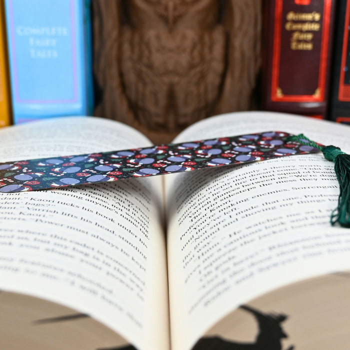 Christmas Hippo Bookmark