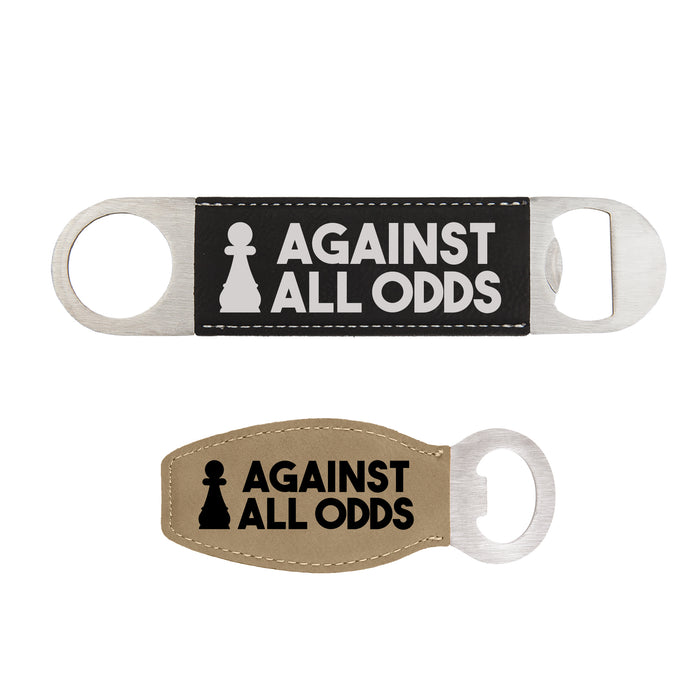Against All Odds Chess Bottle Opener