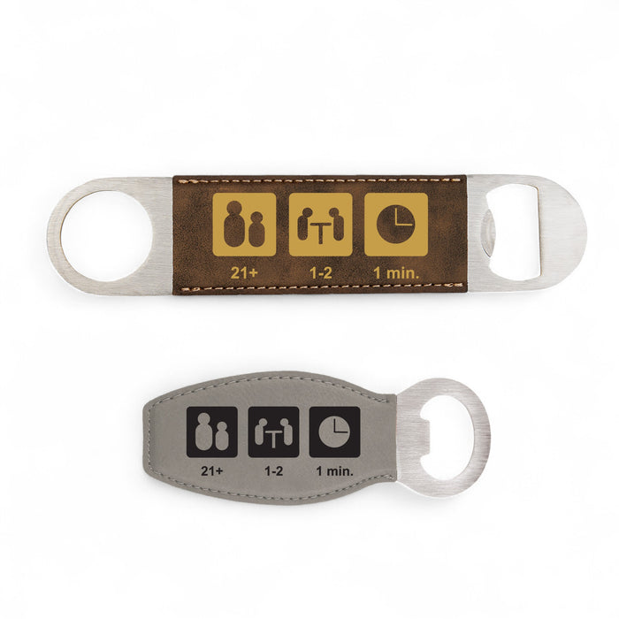 Board Game Info Bottle Opener