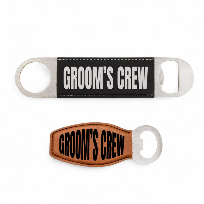 Groom's Crew Bottle Opener