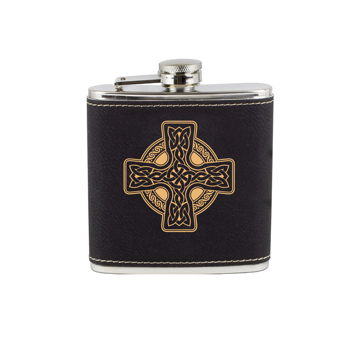 Celtic Cross Flask
