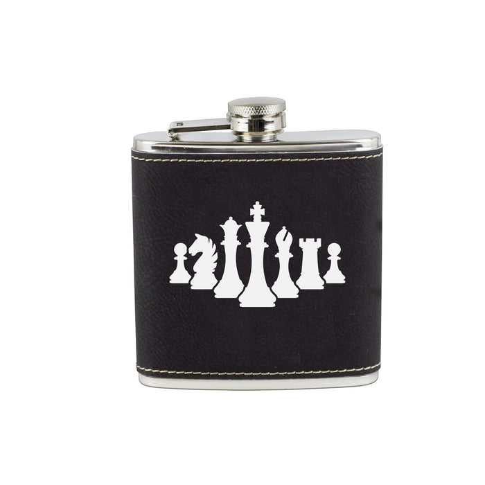 Chess Pieces Flask