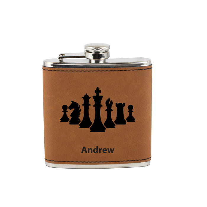 Chess Pieces Flask