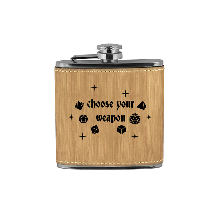 Choose Your Weapon Flask