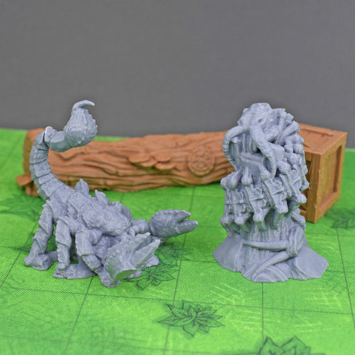 dnd Desert Bug miniature dnd terrain pieces-Scatter Terrain-EC3D- GriffonCo Shoppe